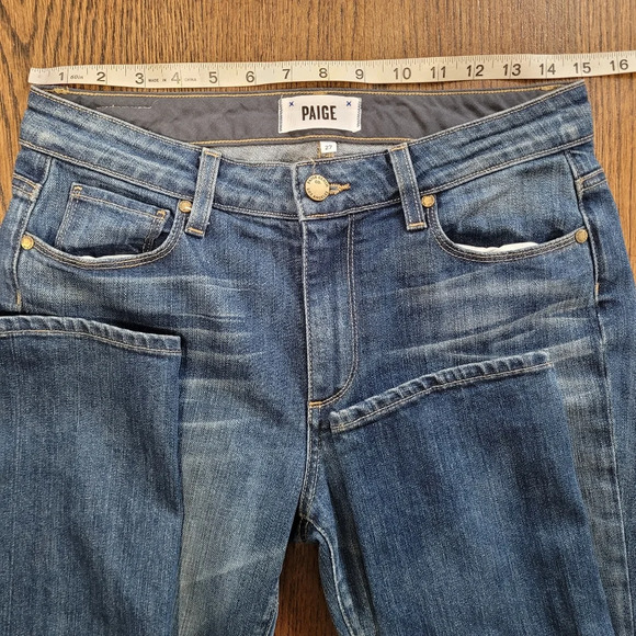 Paige Monica Hoxton Skinny Medium-Dark Wash Jeans Size Women's 27 - Picture 7 of 13